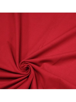Coton Uni Rouge