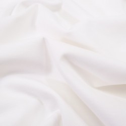 Jersey Viscose Polyester Blanc