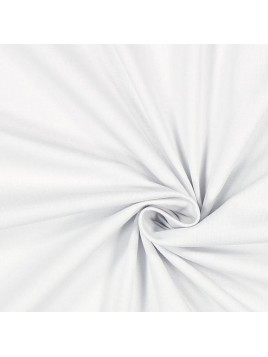 Jersey Coton Uni Blanc
