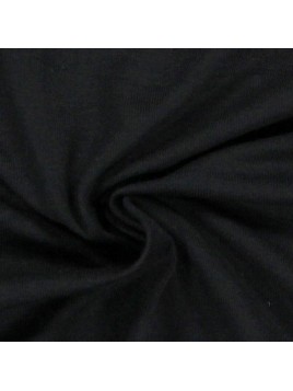 Jersey Viscose Polyester Noir